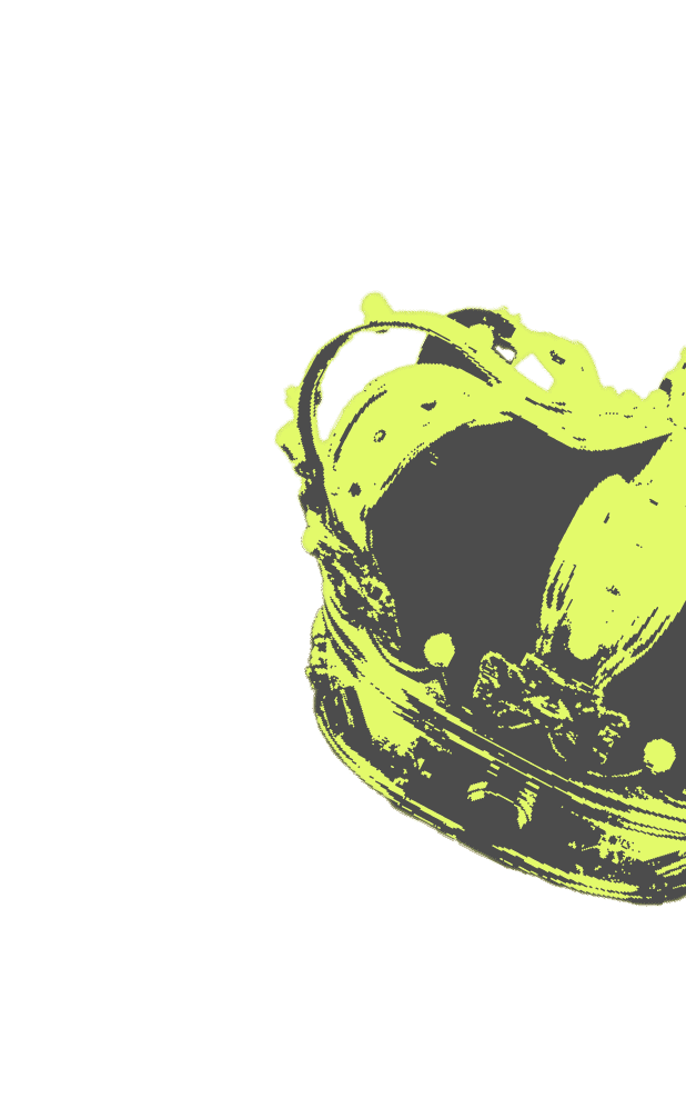 Right crown decoration