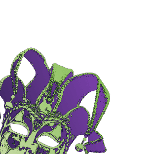 Jester mask